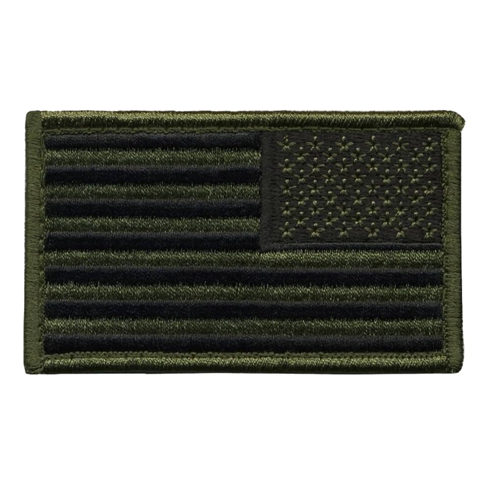 Reverse U.S. Flag Patch With Hook