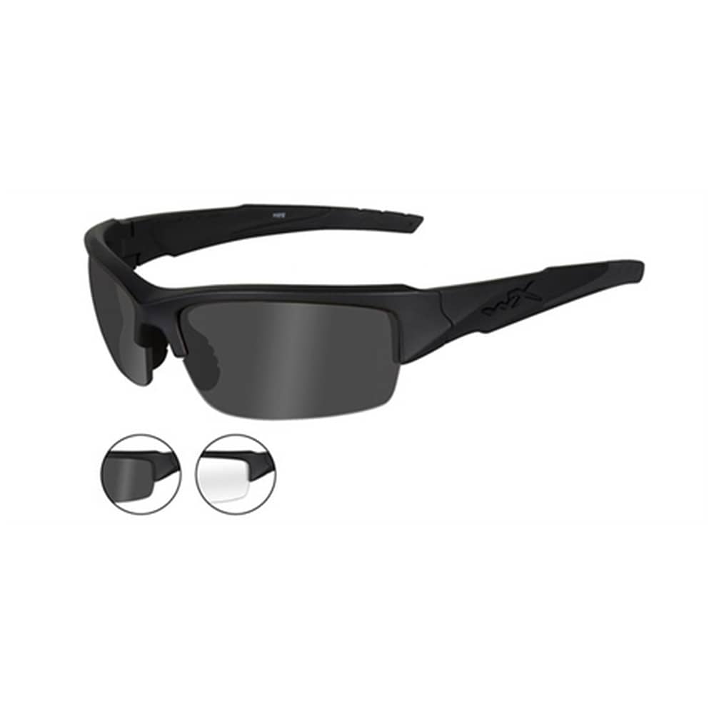 Wiley X APEL Valor Sunglasses Two Lens System with Black Frame