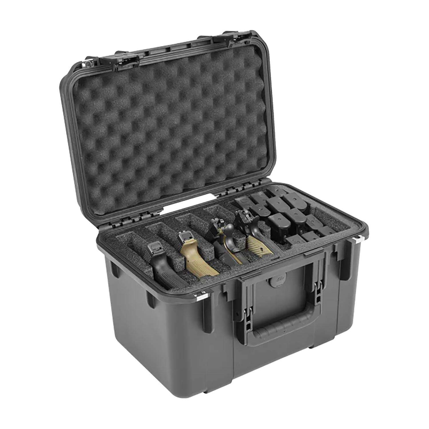 SKB iSeries Multi 4 Handgun Case w/ Custom Foam | US Patriot