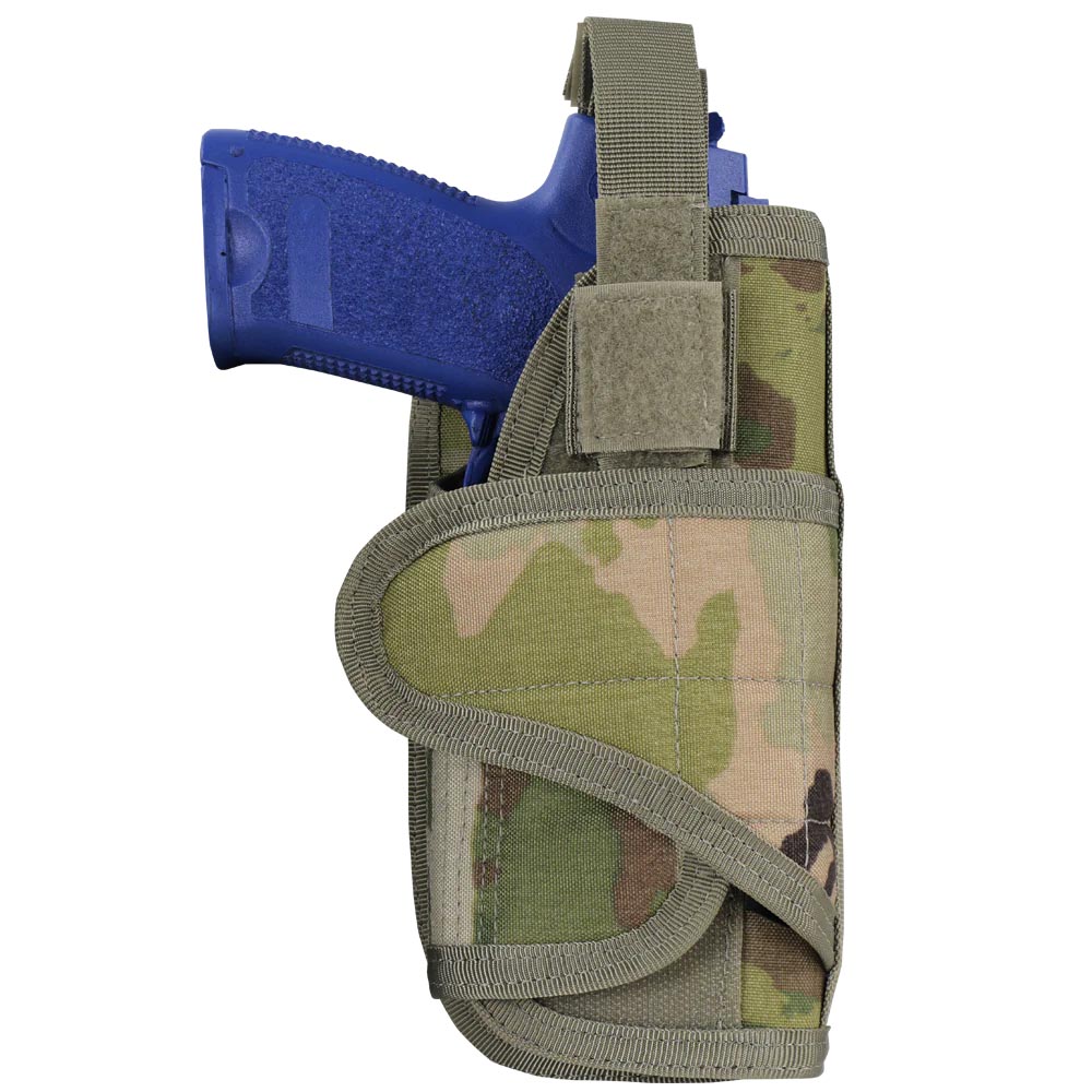 個人装備 CONDOR HT MOLLE HOLSTER MULTICAM Condor Vertical MOLLE Holster | MOLLE Pistol Holster