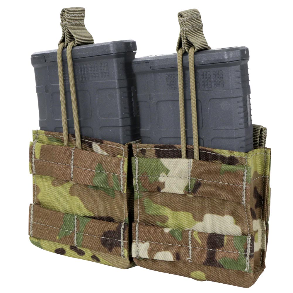 Poche à Munitions Condor NOIRE – Stacker Double Pour Chargeurs MOLLE, Neuve