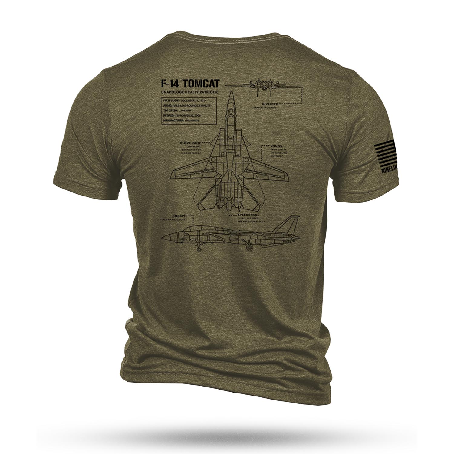 Nine Line Home of the Brave T-Shirt | U.S. Patriot