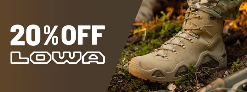 20% Off lowa Boots. Only At USPatriotTactical.com