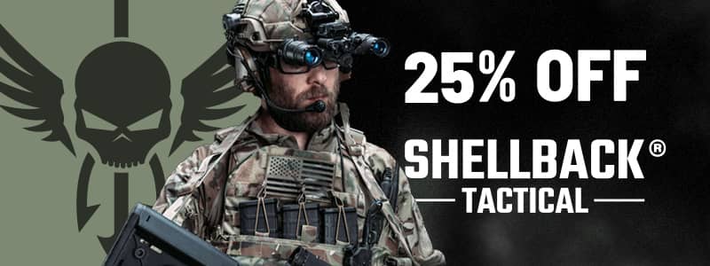 Shellback 25 percent off