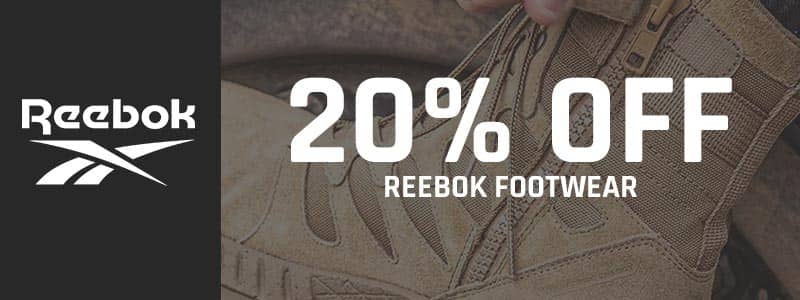 20% Off Reebok Footwear