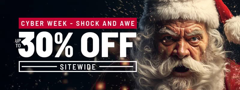 Cyber Monday. up to 30% off sitewide