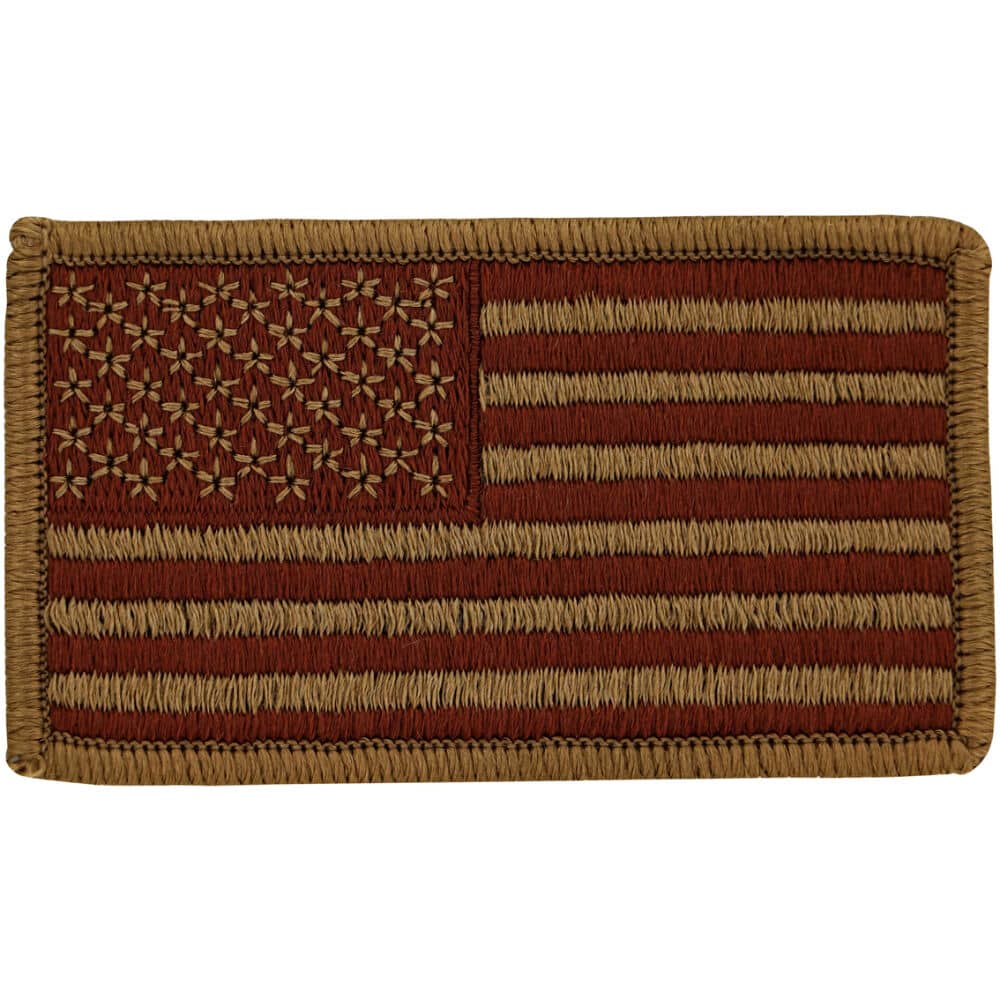 Air Force Spice Brown Forward US Flag