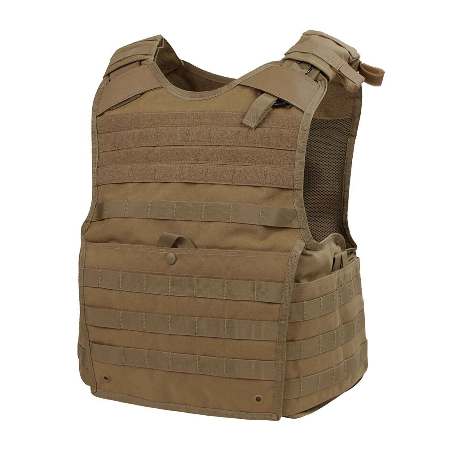 CONDOR ENFORCER RELEASABLE PLATE CARRIER IN COYOTE