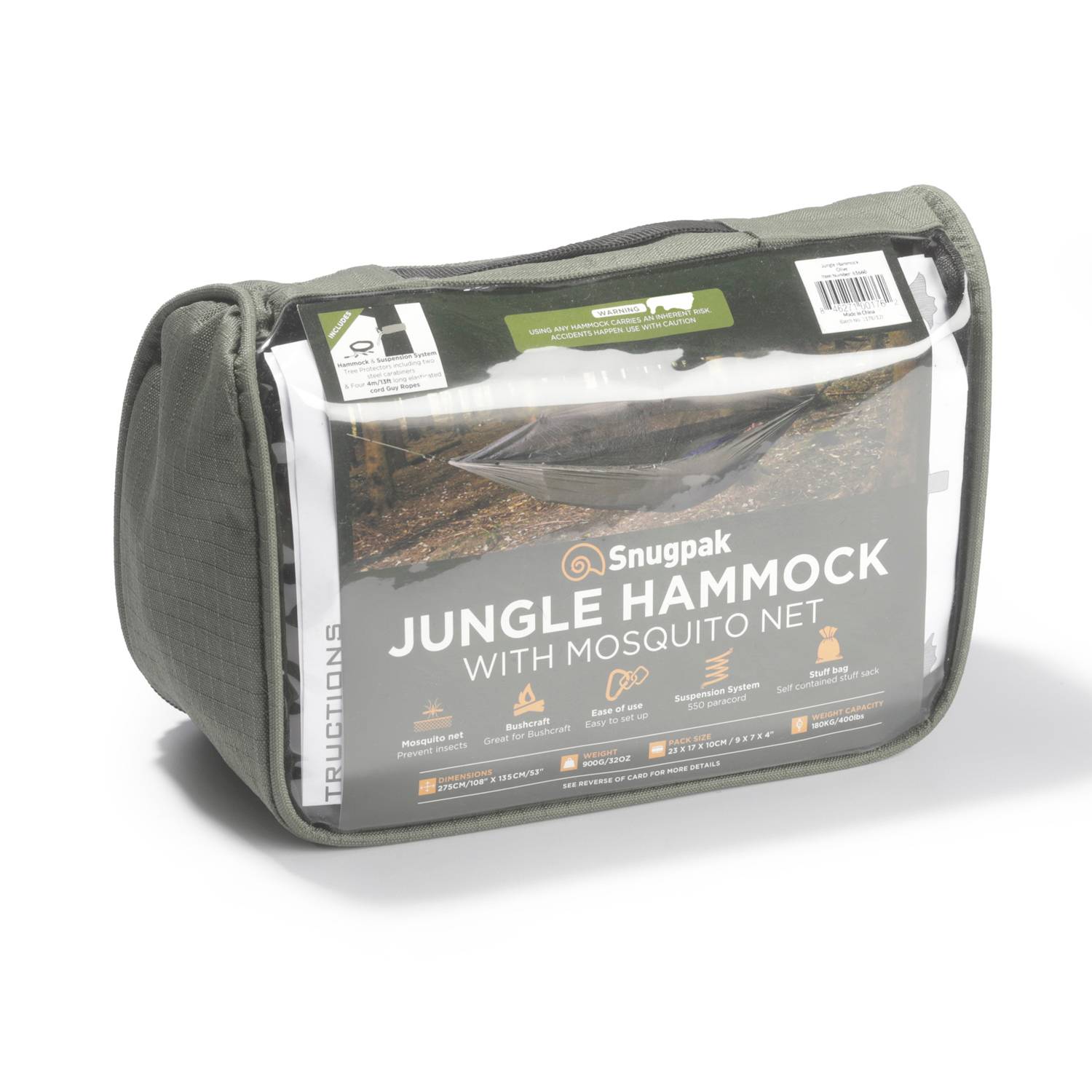 Snugpak Jungle Hammock with Mosquito Net