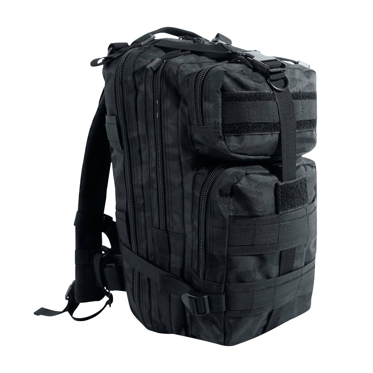 ROTHCO MIDNIGHT CAMO MEDIUM TRANSPORT PACK IN BLACK CAMO