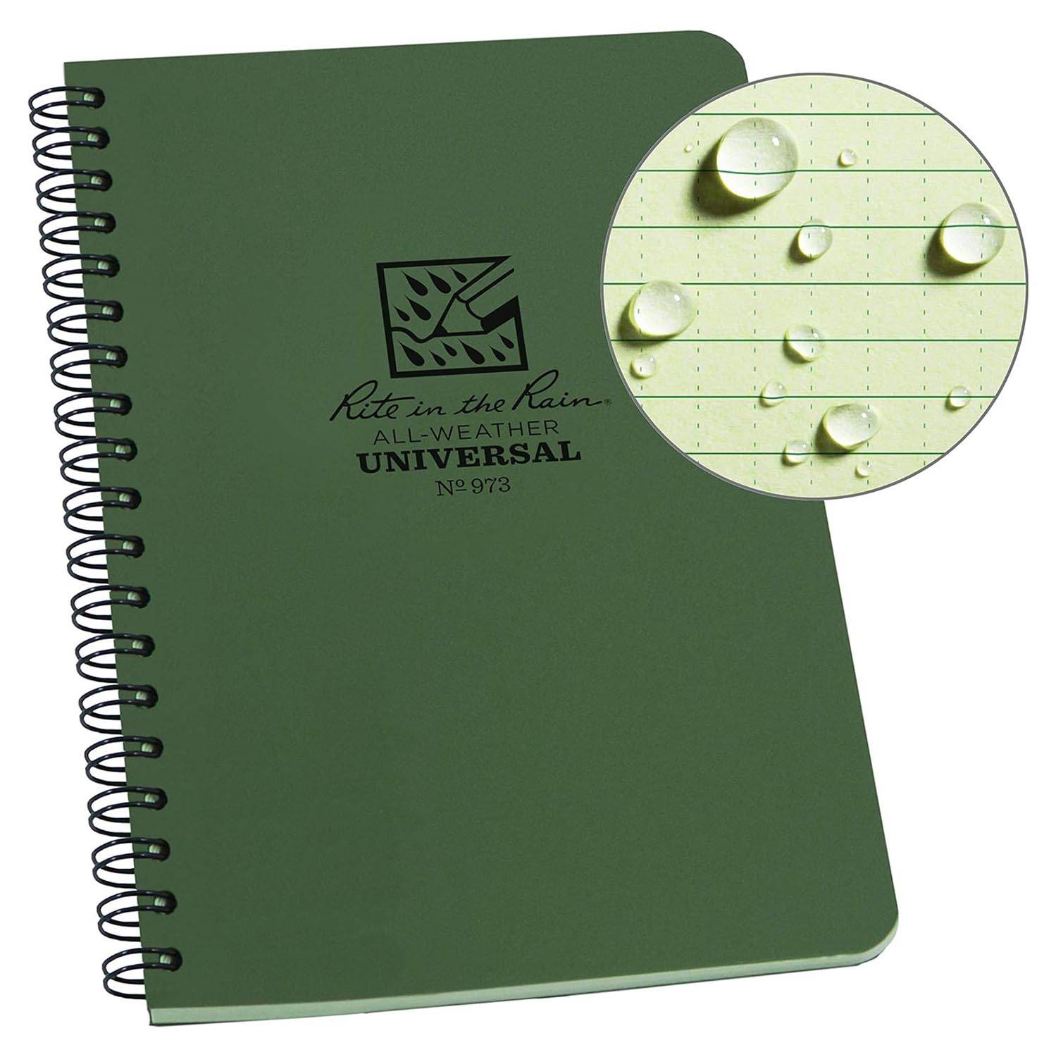 RITE IN THE RAIN ALL-WEATHER SIDE SPIRAL NOTEBOOK