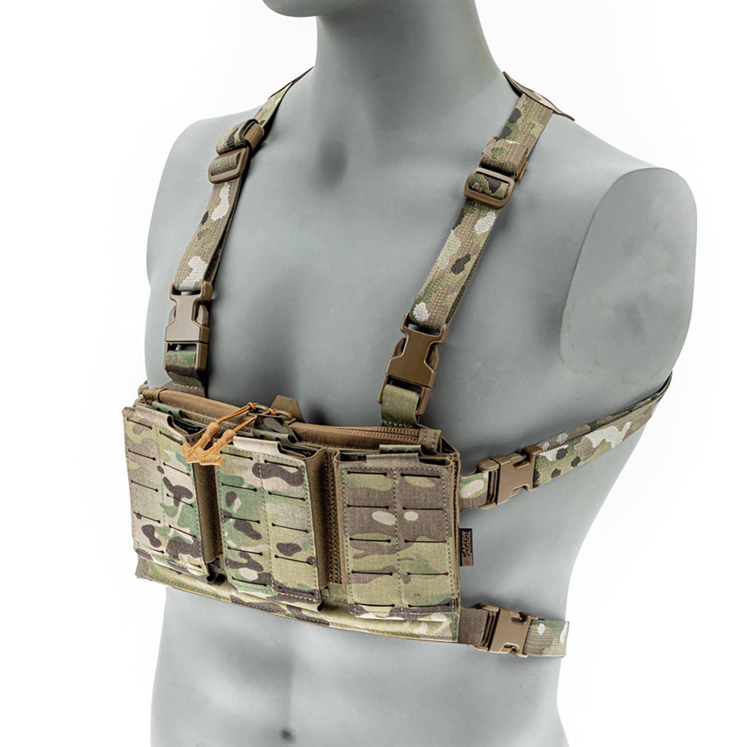 RAPTOR TACTICAL DWARF CHEST RIG KANGAROO ZIPPER INSERT