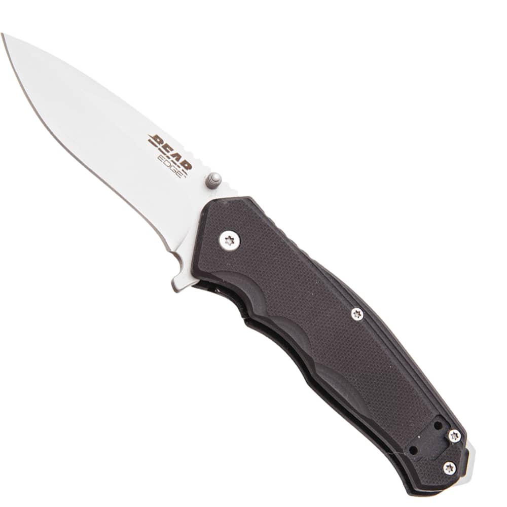 Bear Edge 61102B G10 Sideliner Knife with Trigger