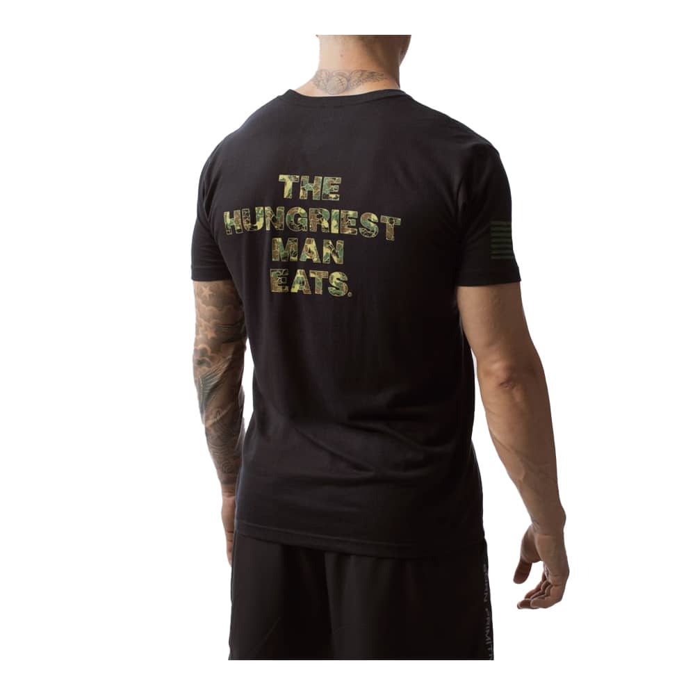 Born Primitive The Hungriest Man Eats 2.0 T-Shirt