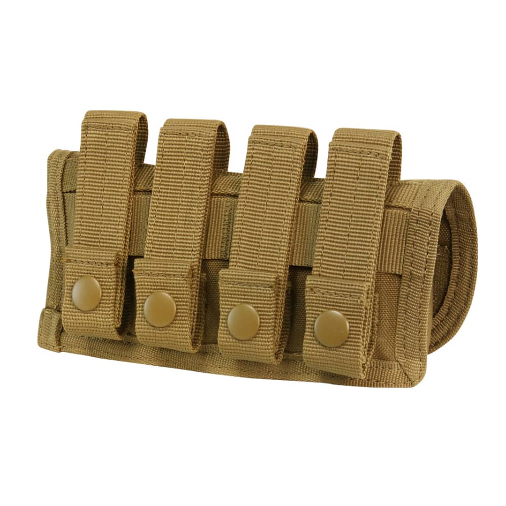 Condor MA12 Tactical MOLLE Shotgun Shell Pouch – 12 Gauge Ammo Holder, Hook & Loop Closure