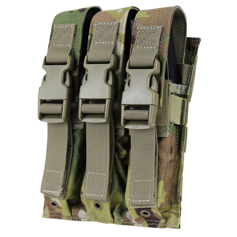 Condor MA37-001 Triple Mag Pouch OD | Tasca Tattica In Nylon Per 3 Caricatori MP5