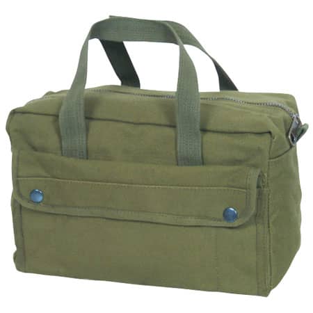 FOX TACTICAL MECHANIC'S TOOL BAG W/BRASS ZIPPER