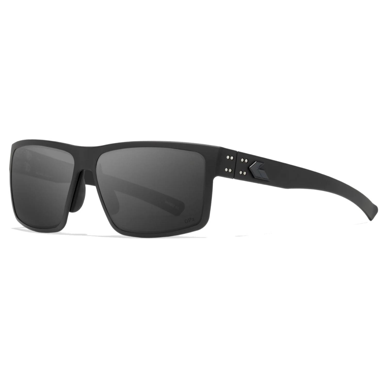 Gatorz Rig OPz Polarized Sunglasses, Black Logo
