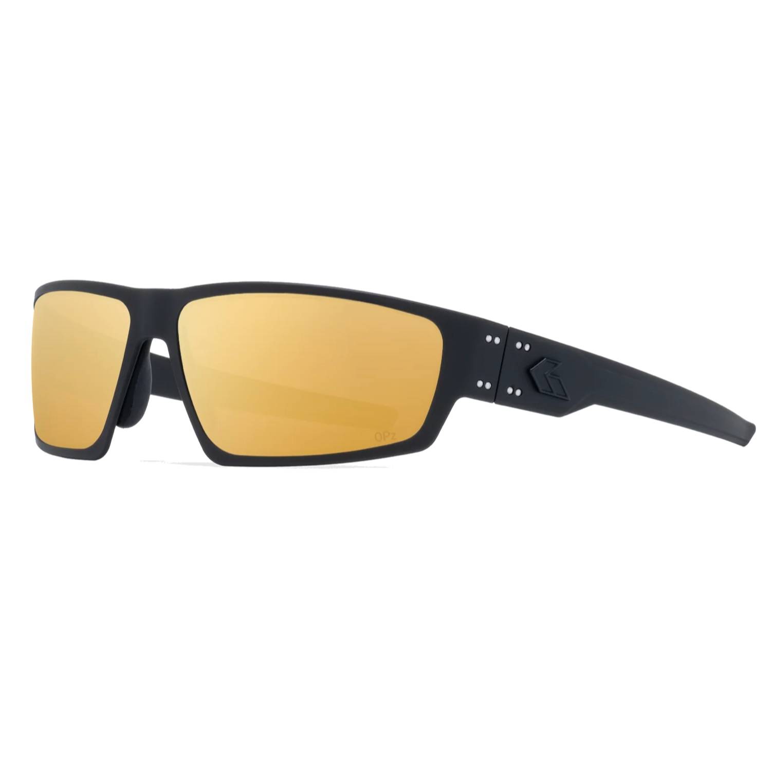GATORZ WARHAWK OPZ POLARIZED SUNGLASSES, BLACK LOGO
