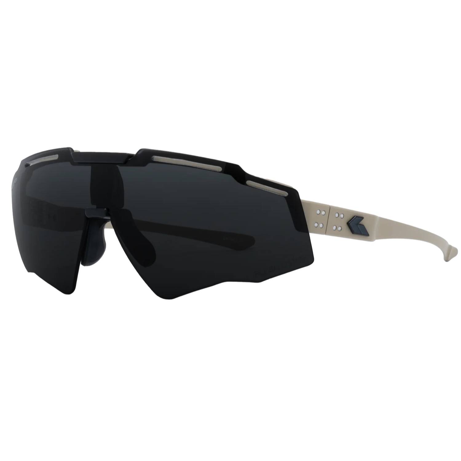 GATORZ BLASTSHIELD B2 ANSI MILSPEC POLARIZED SUNGLASSES, BLA
