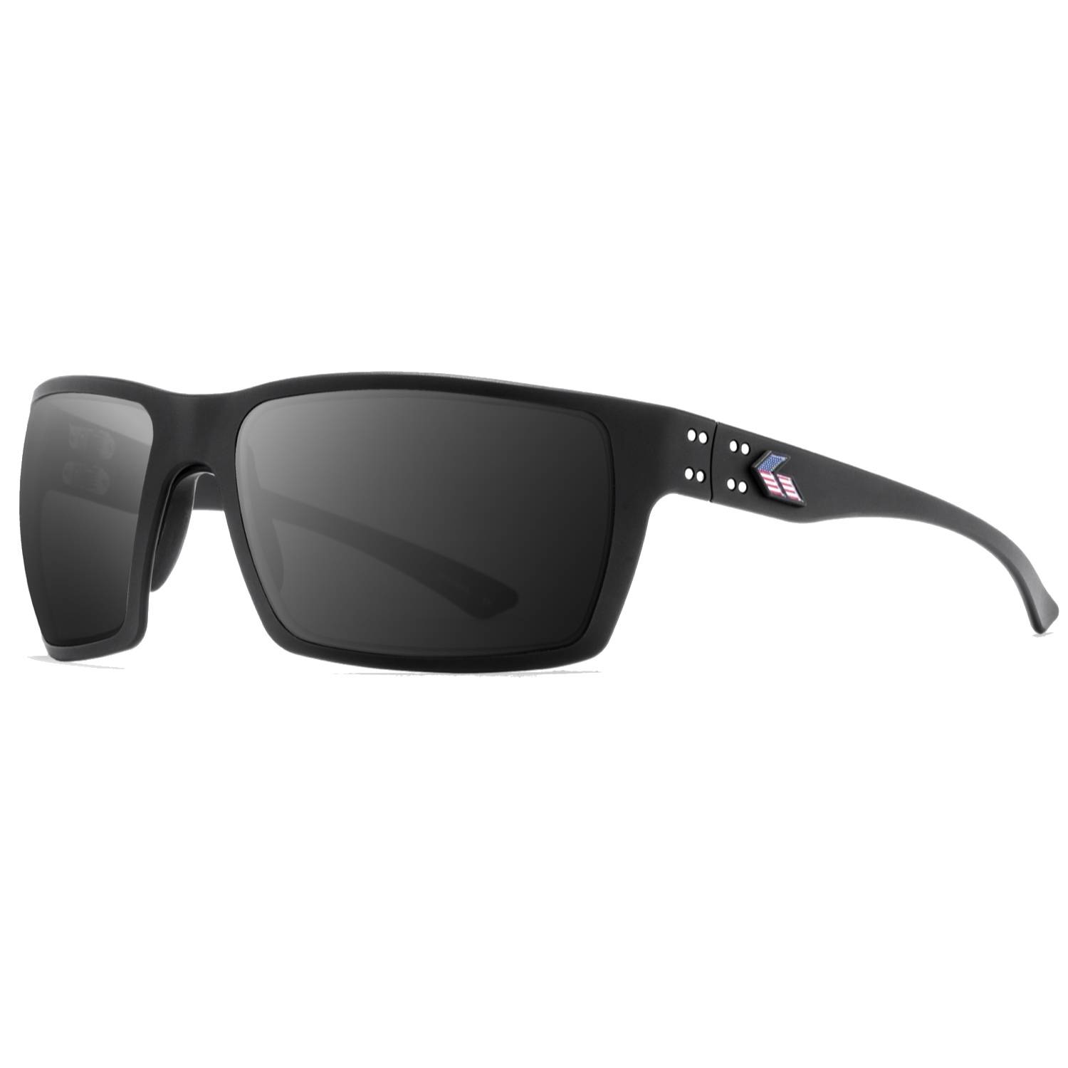 Gatorz Marauder Polarized Sunglasses, Black with Patriot G L