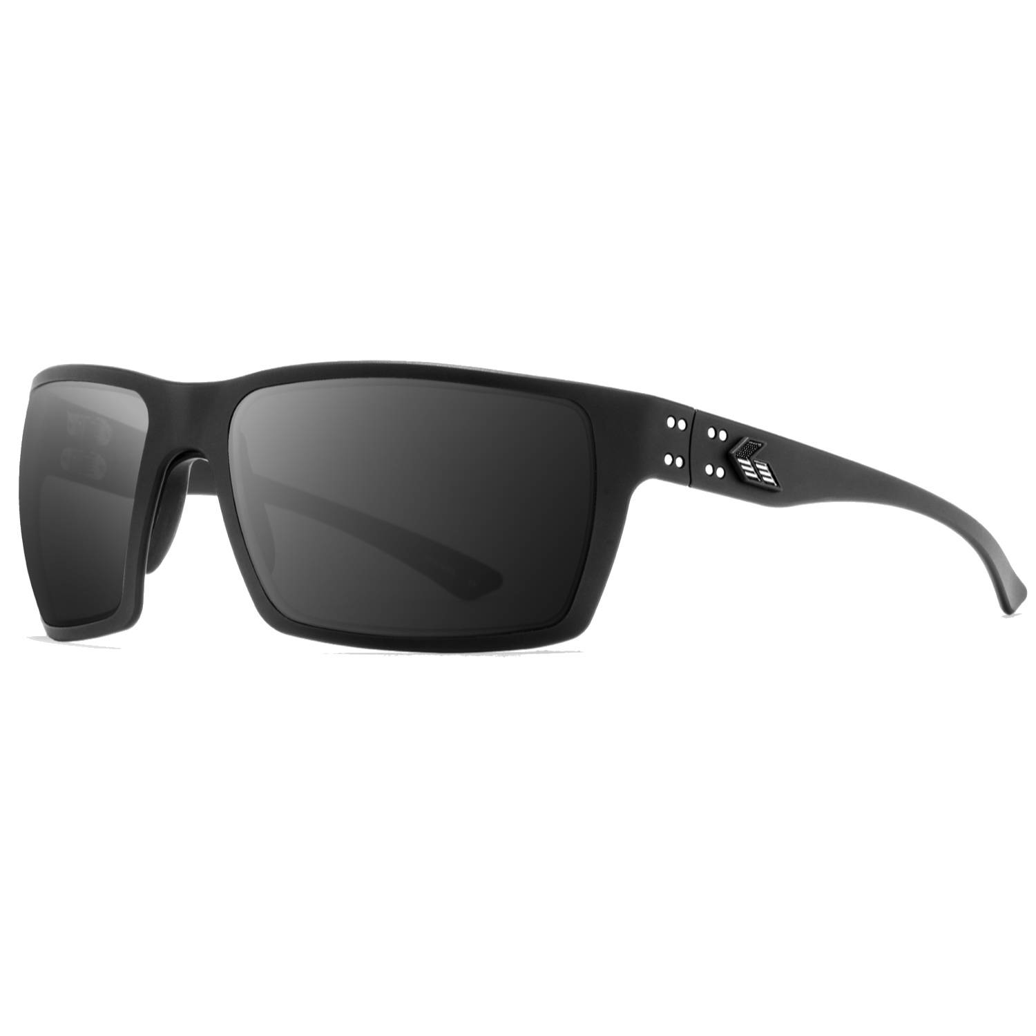 Gatorz Marauder ANSI MILSPEC Sunglasses, Black with Patriot