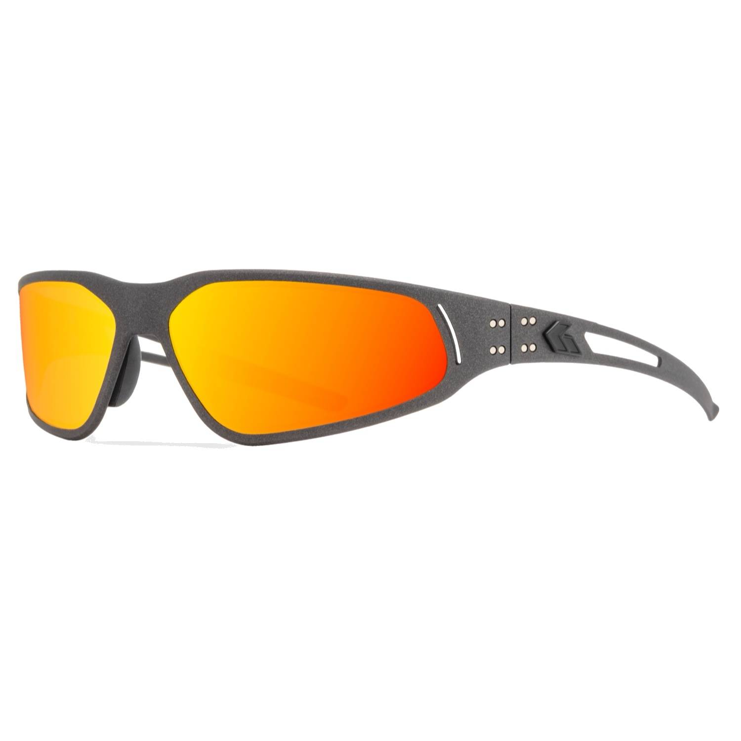Gatorz Revenant Polarized Sunglasses, Graphite with Black Lo
