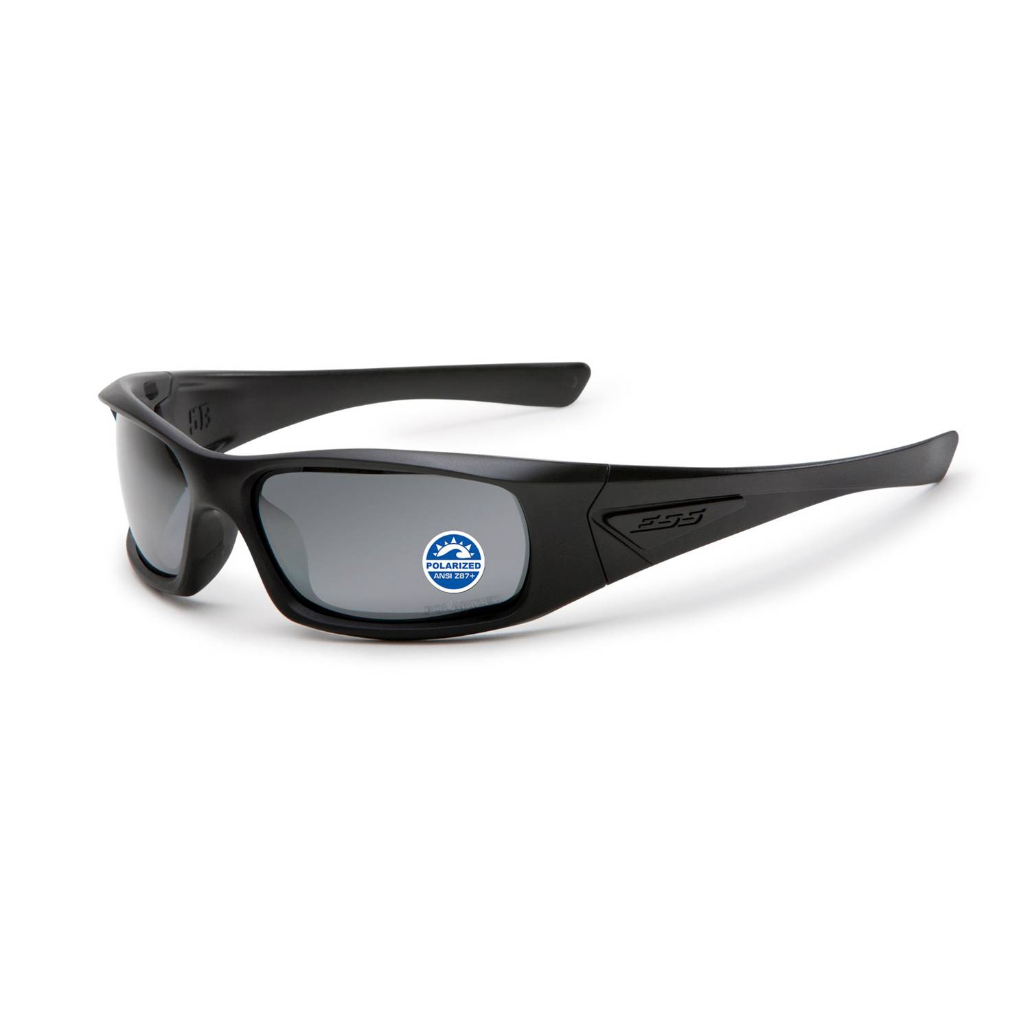ESS Black Frame Smoke Gray Lenses 5B Glasses