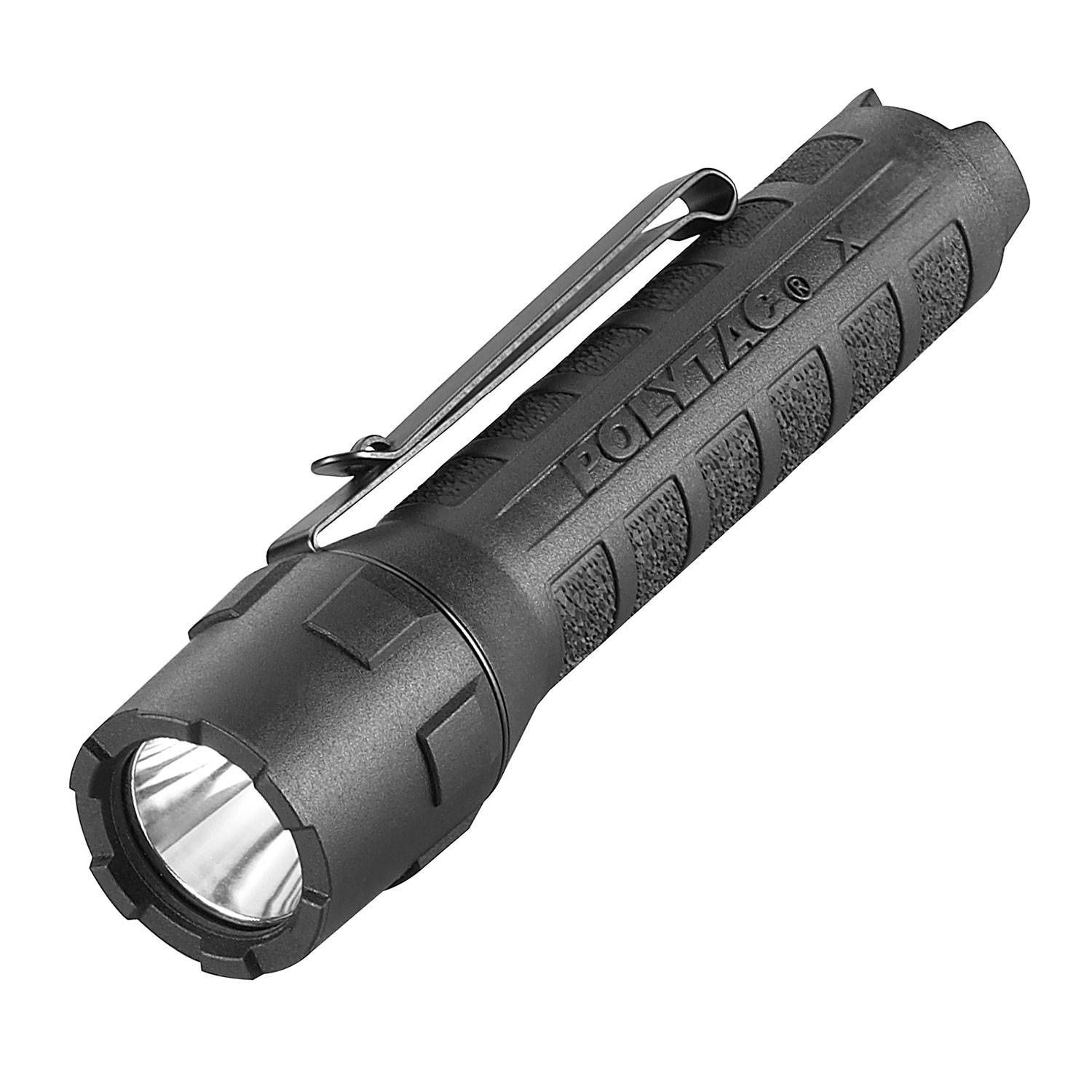 STREAMLIGHT POLYTAC X FLASHLIGHT WITH CR123A BATTERIES