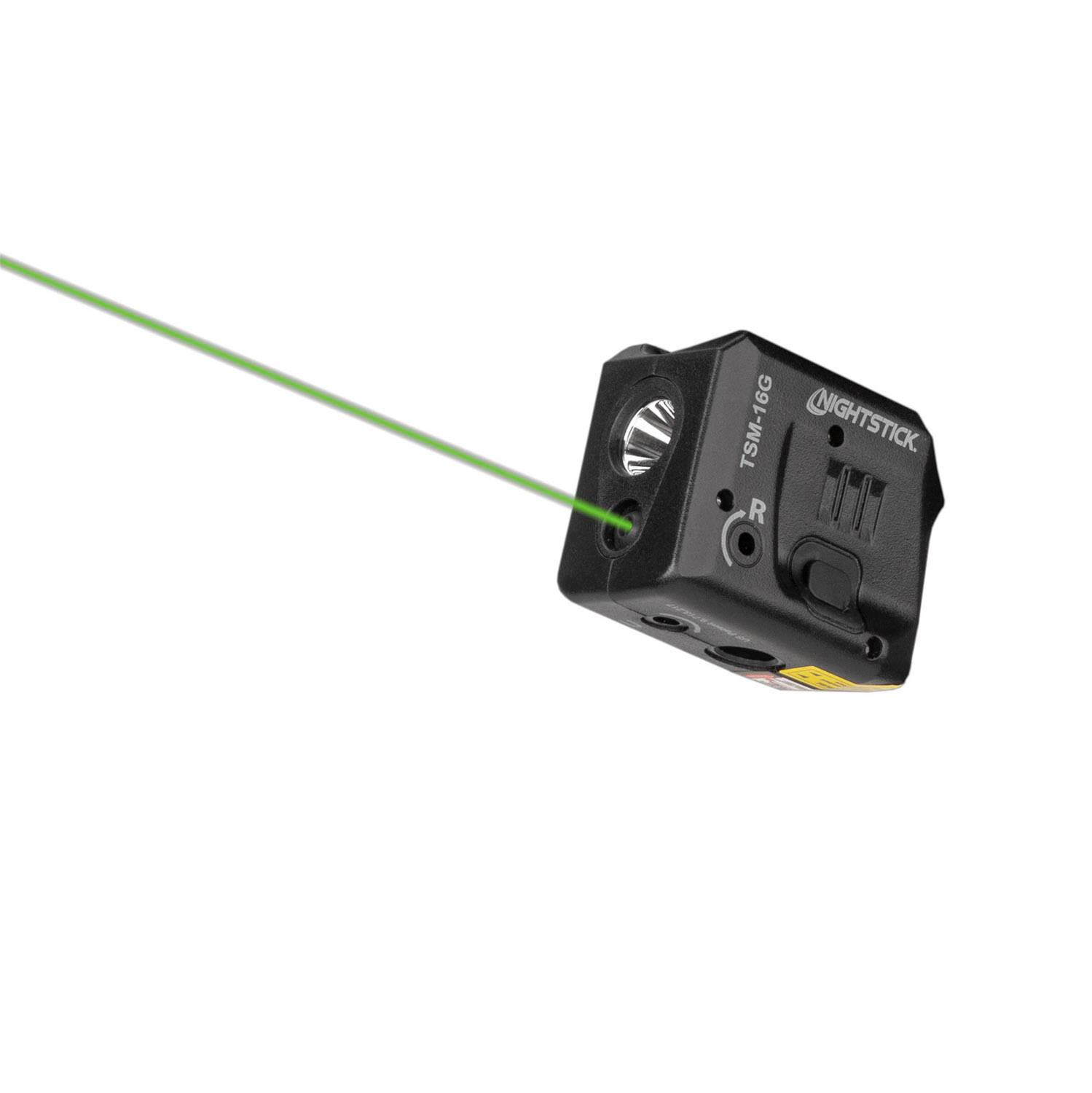 Nightstick Subcompact Weapon-Mounted Light w/ Green Laser
