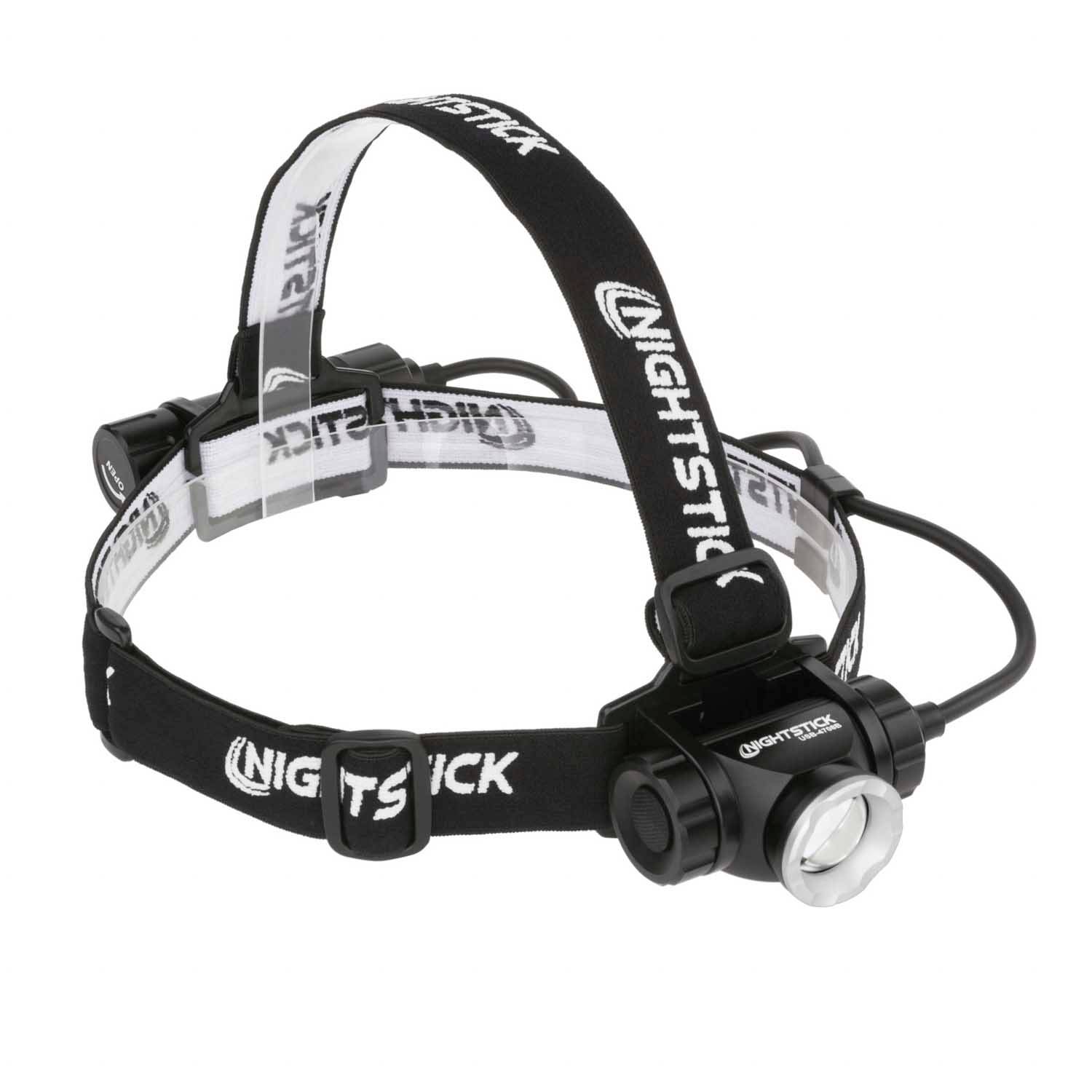 Nightstick Adjustable Beam Head Lamp - USB Rechargeable