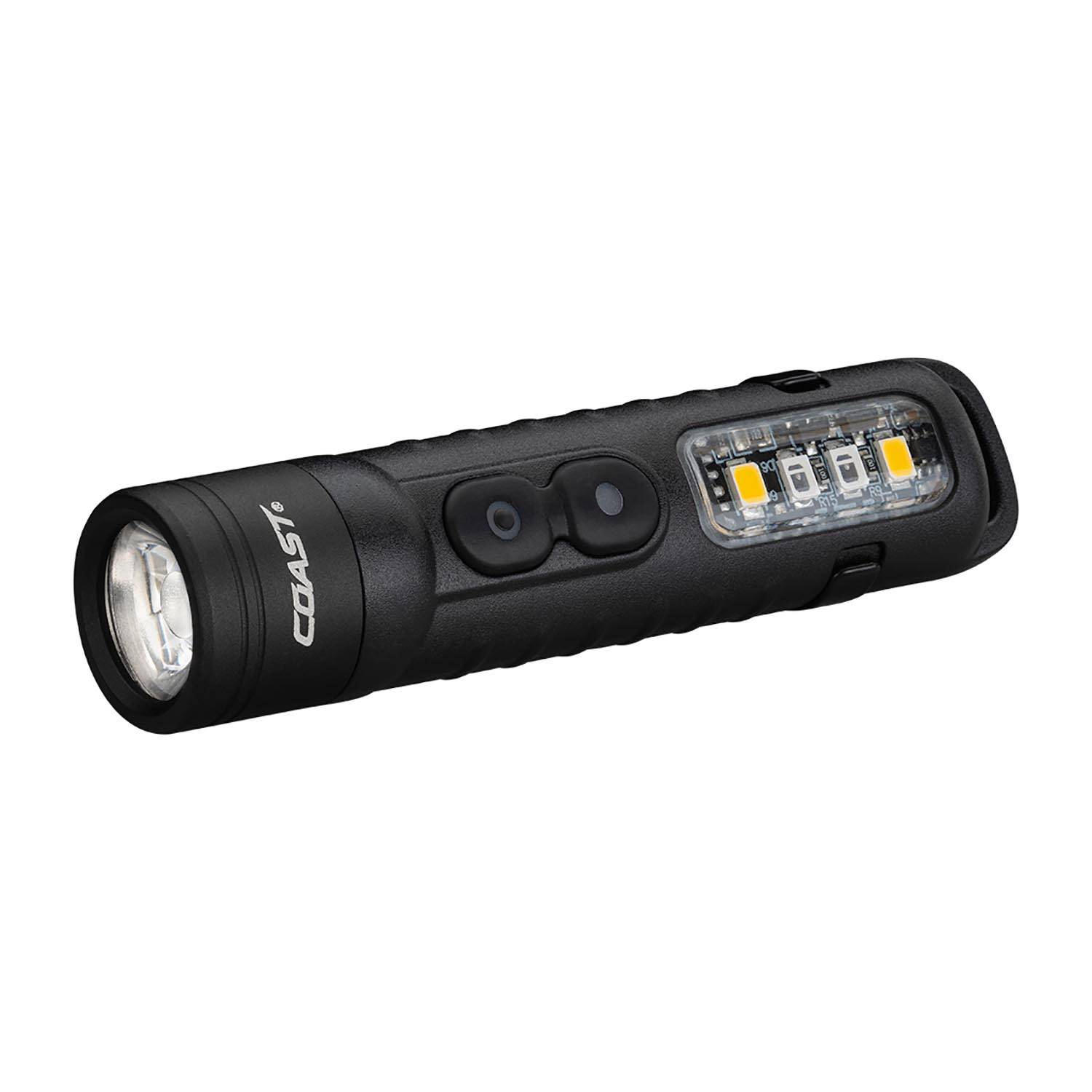 coast 440 lumen waterproof rechargeable flashlight kit Polysteel 400 Pure Beam Focusing LED with Twist Focus and Stainless Steel Core , Black Tools & Home Improvement Shine bright through the elements Coast GX30 Flashlight