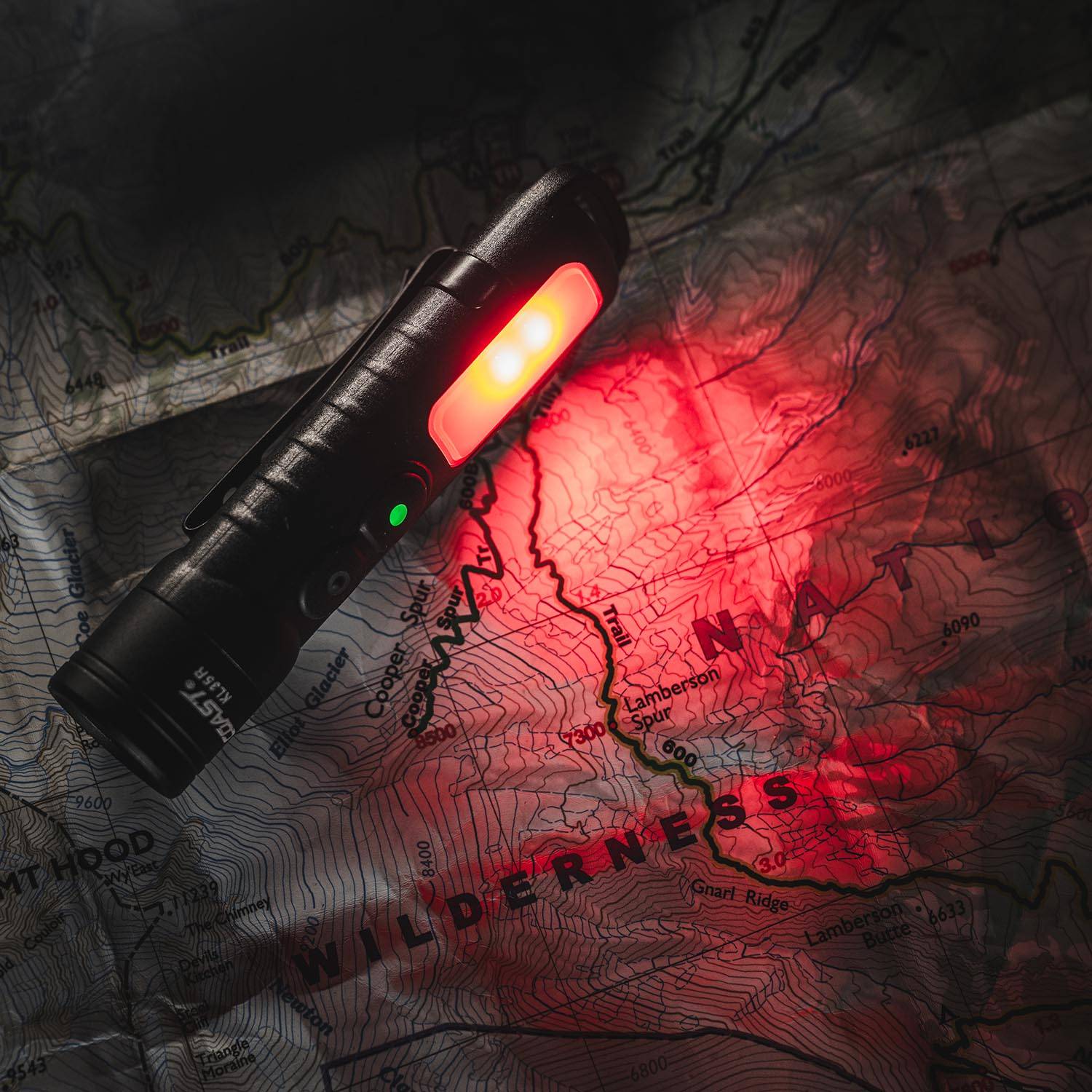 Coast KL35R Rechargeable Light w/ Red Light | U.S. Patriot