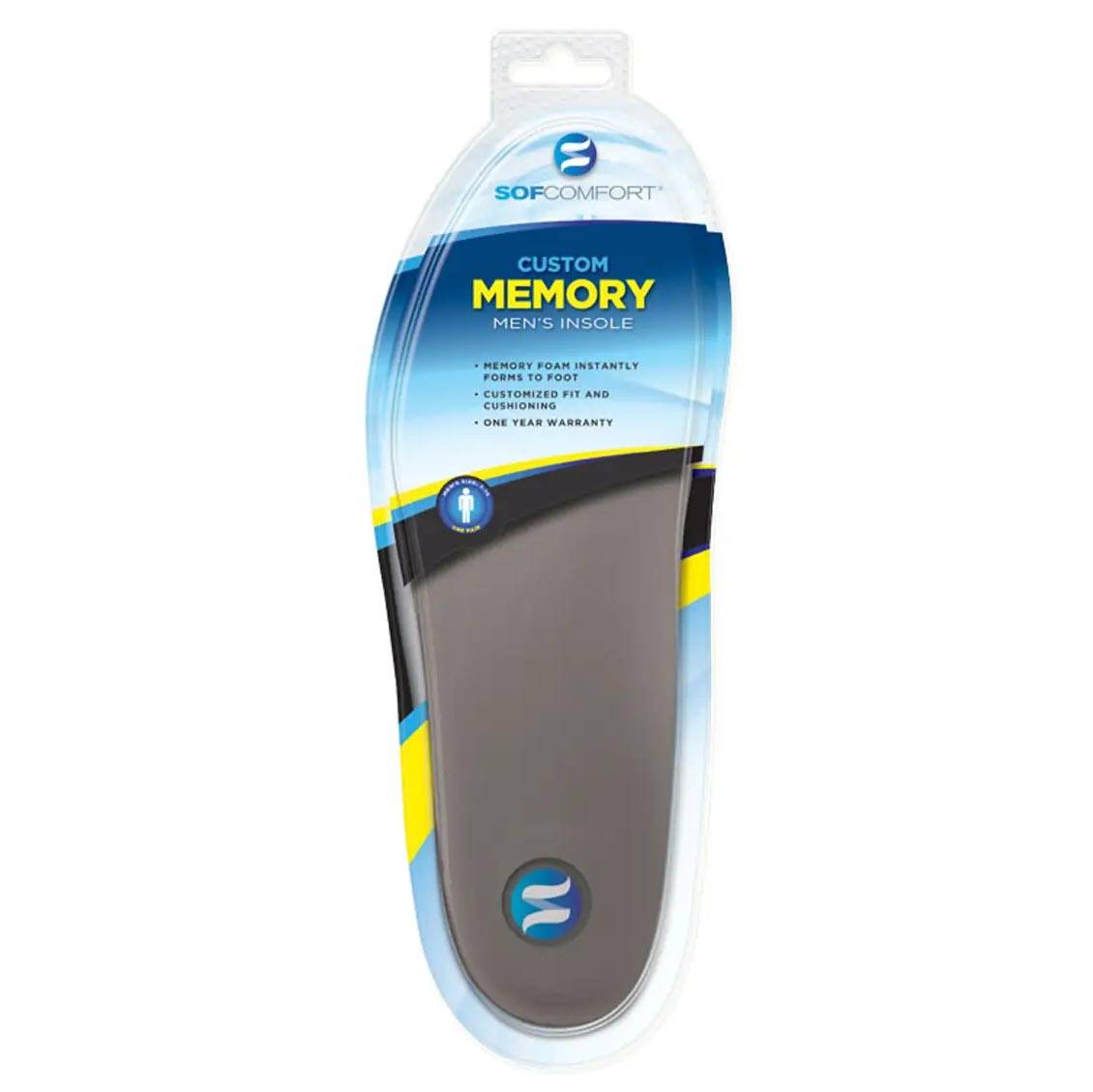 Sof Sole Comfort Men's Memory Foam Insoles