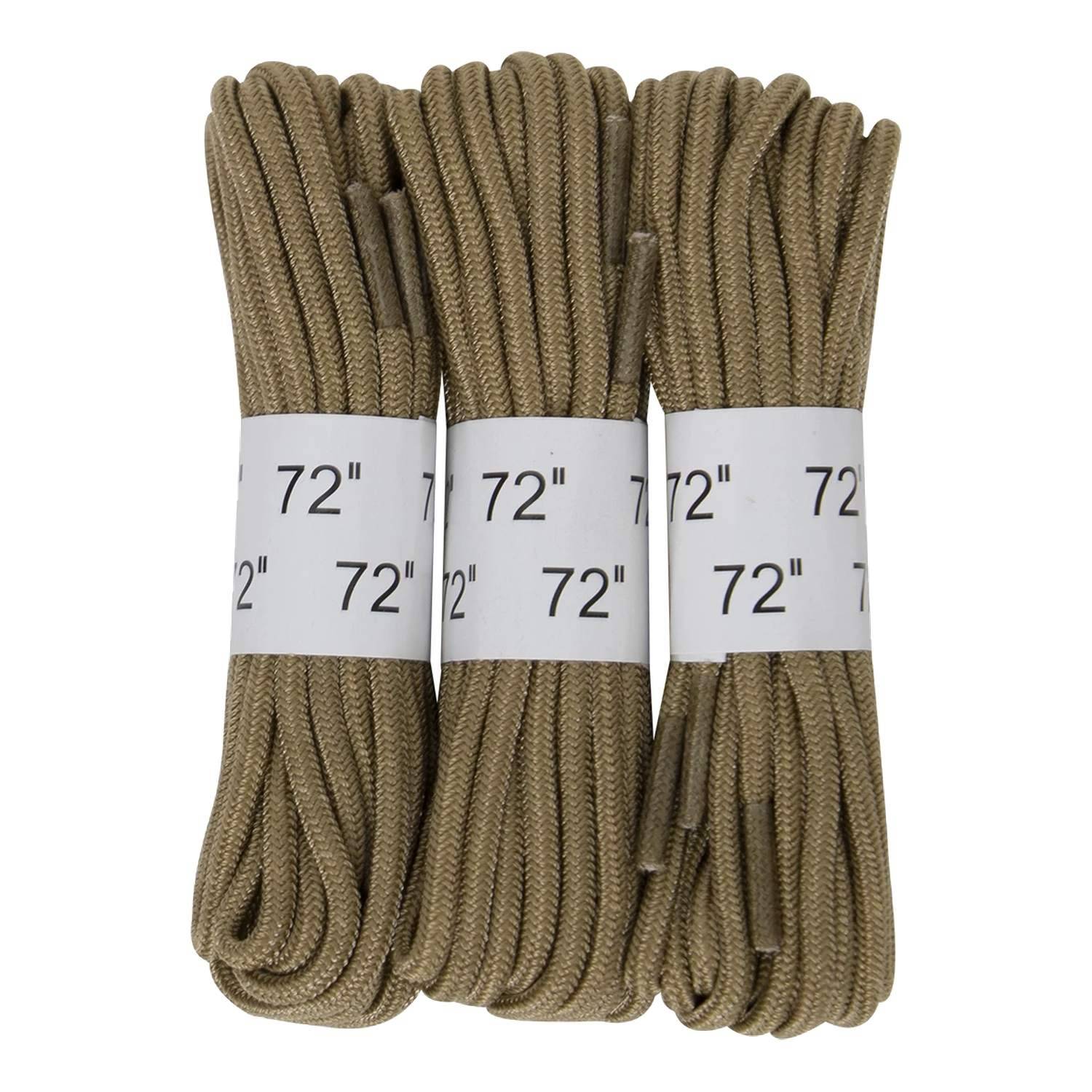 ROTHCO 72&QUOT; BOOT LACES 3-PACK