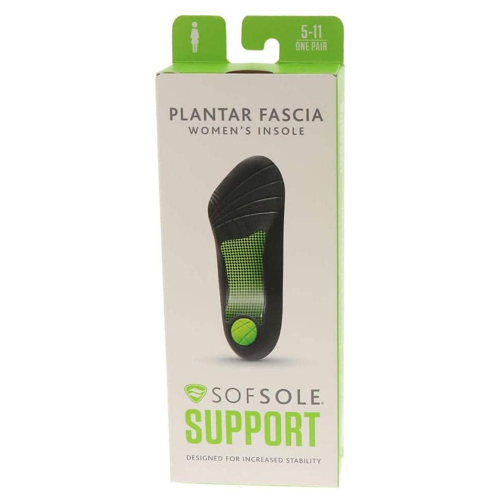 Sof Sole Women's Plantar Fascia Support Gel Insoles