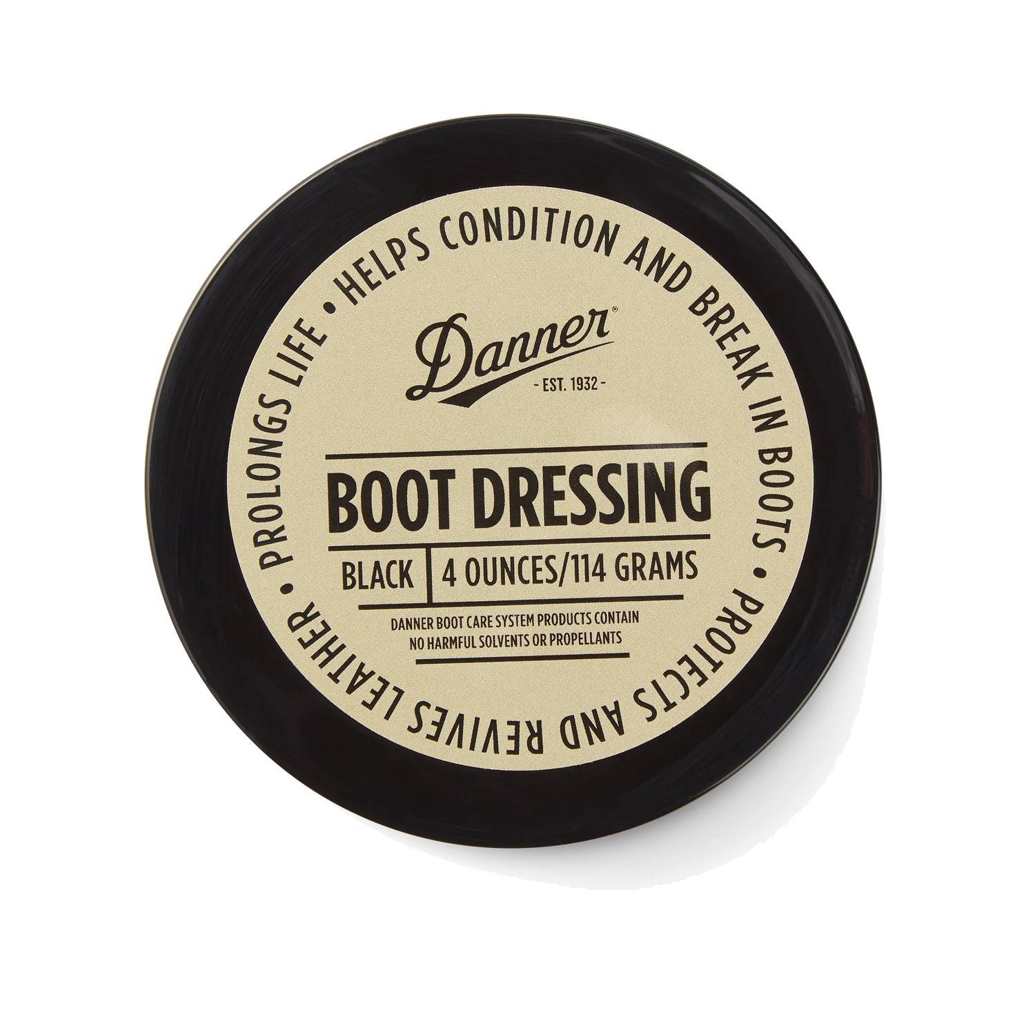 Danner Black Leather Boot Dressing 4oz