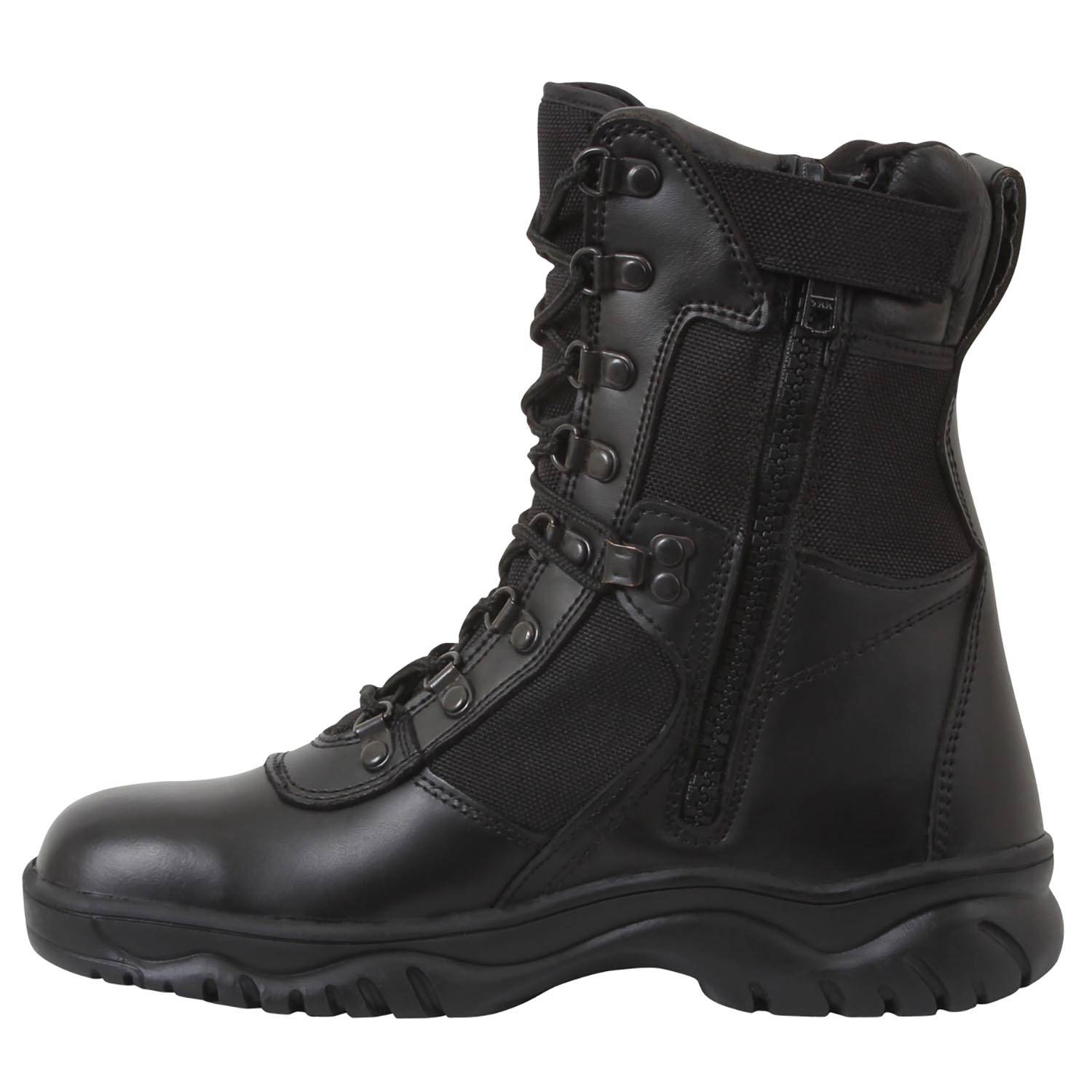 個人装備 ROTHCO US Military Boots with Zipper W8 Rothco Forced Entry 8