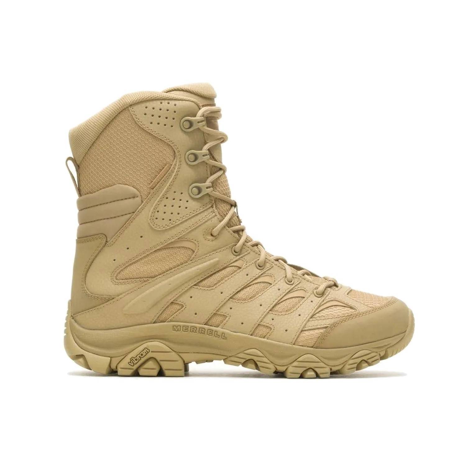 MERRELL MEN'S MOAB 3 8&QUOT; WATERPROOF SIDE-ZIP BOOTS