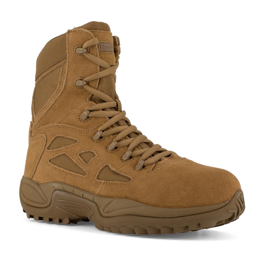 Reebok Women's 8" Side-Zip Comp Toe Stealth Boots
