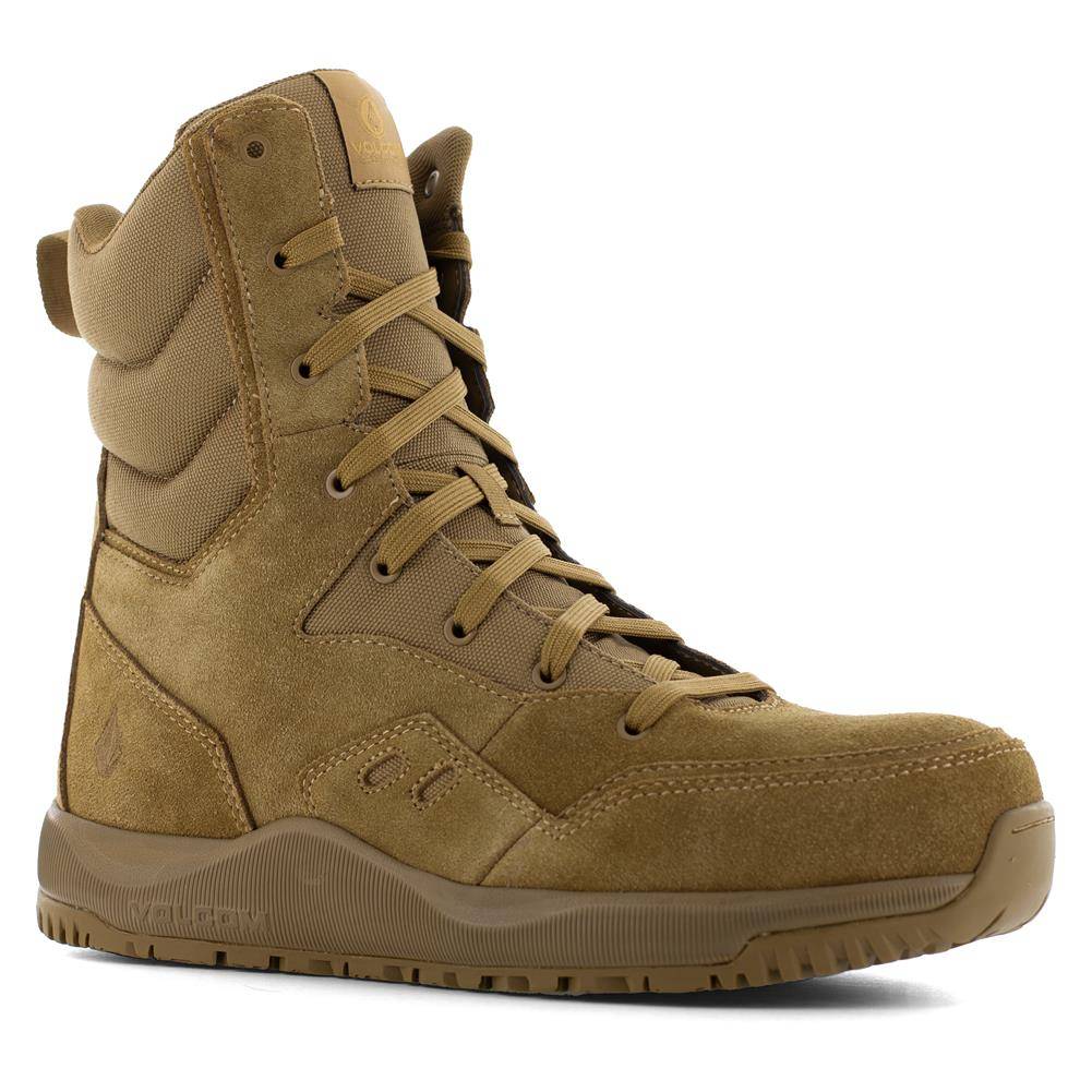 VOLCOM STONE FORCE TACTICAL COMPOSITE TOE SIDE-ZIP BOOTS