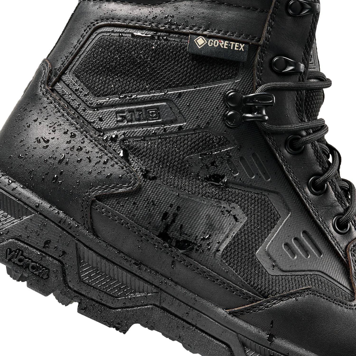 5.11 Tactical Boots Mens 9.5 Halcyon Stealth Black Waterproof Military Mid Top 5.11 Tactical Boots Mens 6 Halcyon Stealth Black Waterproof  main image 3