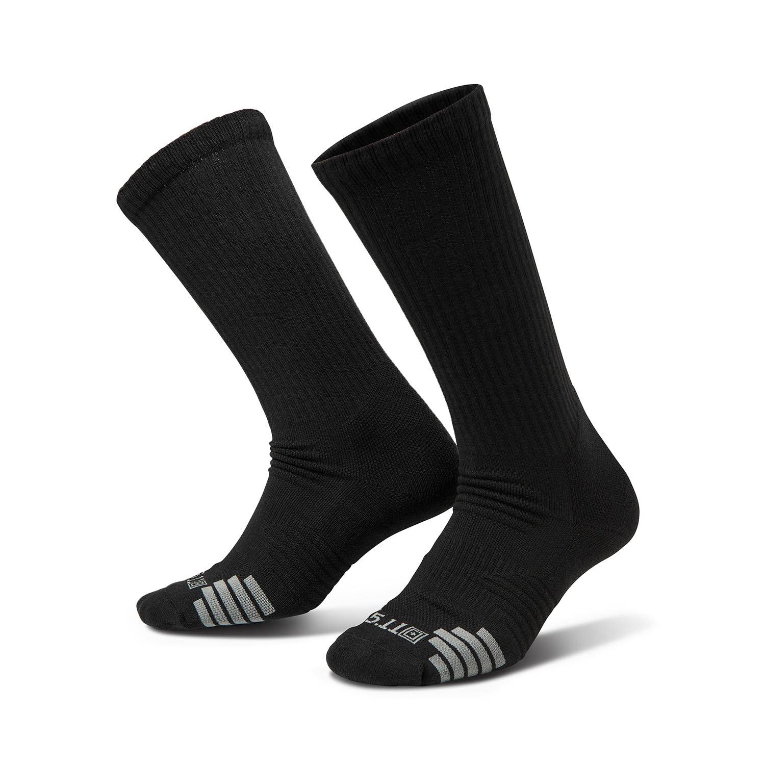 5.11 TACTICAL DUTY READY PLUS OTC SOCKS IN BLACK