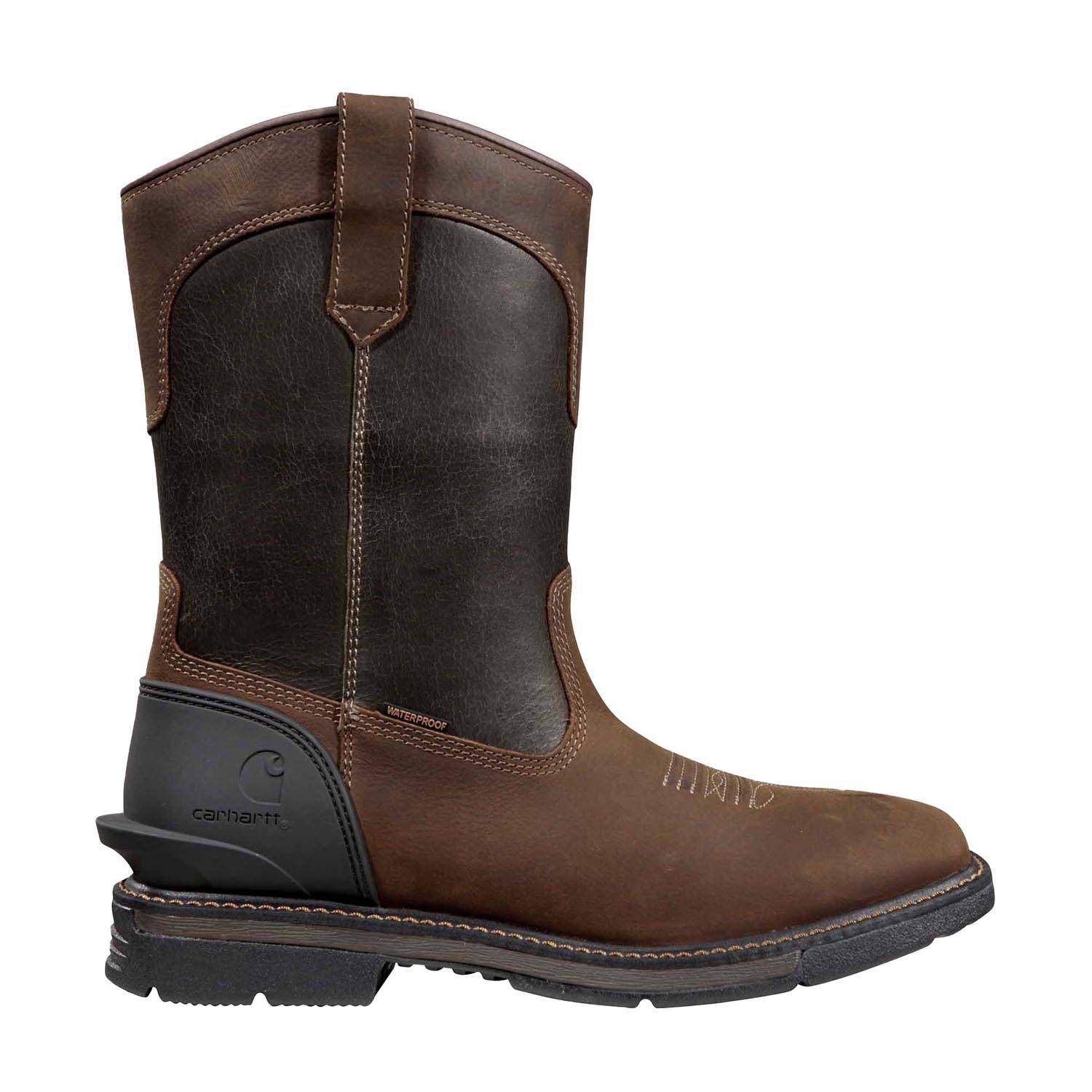 CARHARTT MEN'S MONTANA SQUARE TOE 11" WATERPROOF WELLIN