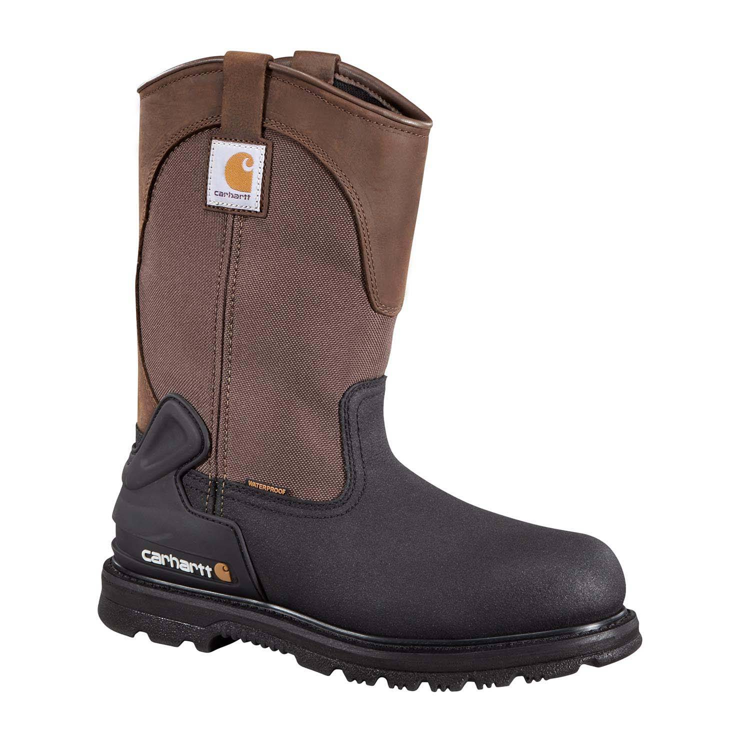 CARHARTT MEN'S MUD WELLINGTON 11" 400G STEEL TOE WATERP
