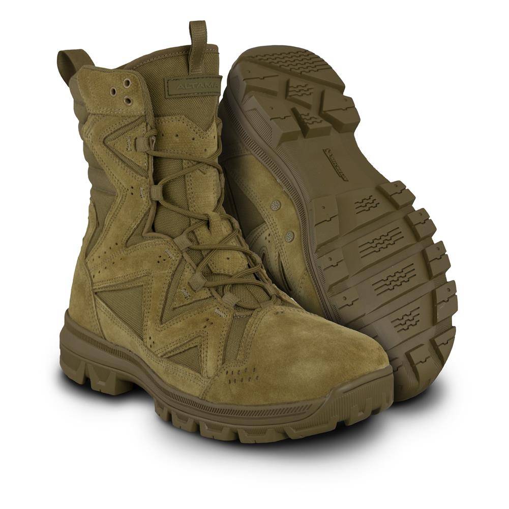 ALTAMA MENS 4.5 XW TAN STEEL TOE ARMY COMBAT BOOTS NWOT Altama Boots Mens 5.5 W Hot Weather Army Combat Boots 798  main image 4