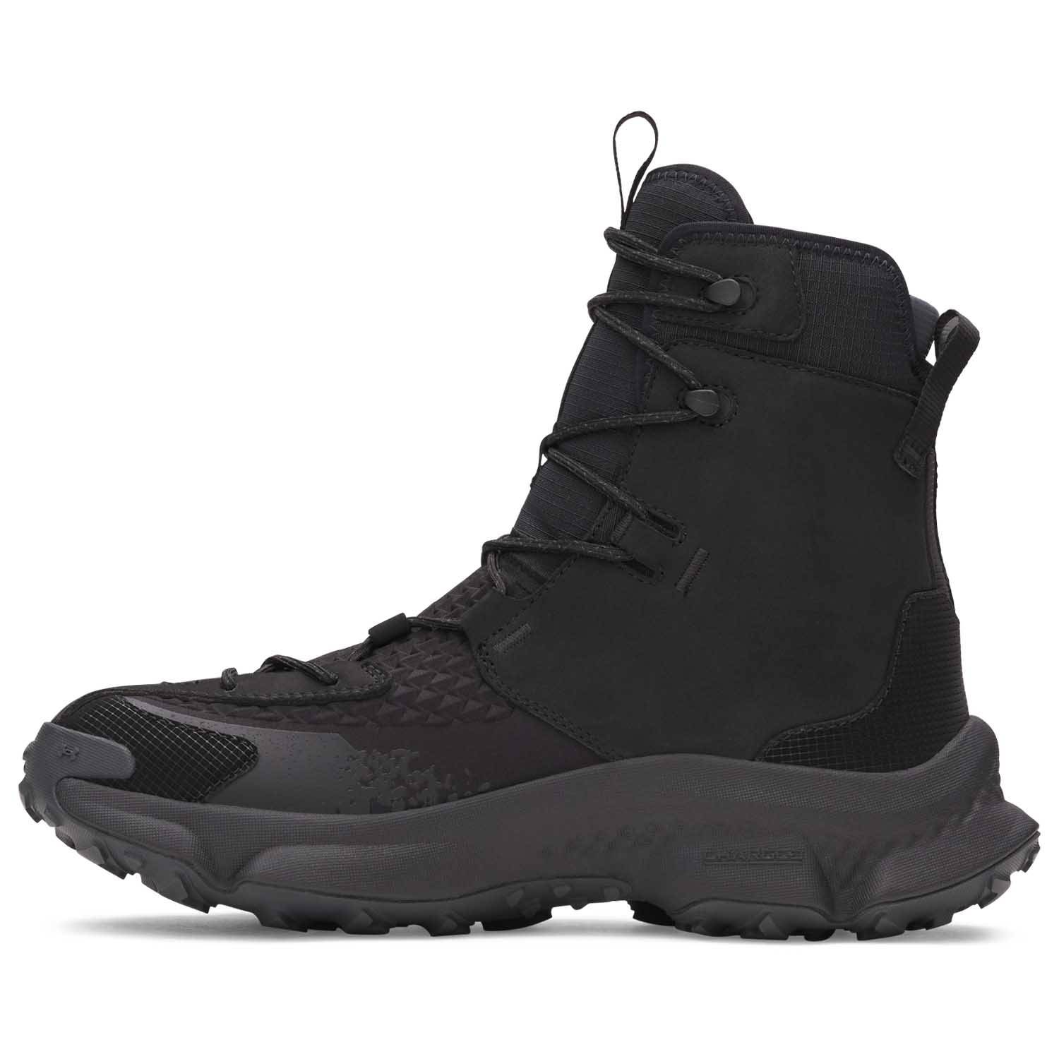Under Armour Gortex Leather Waterproof Tactical Boots Men’s Size 10 Black Under Armour Leather Upper Black Boots for Men for Sale  main image 2