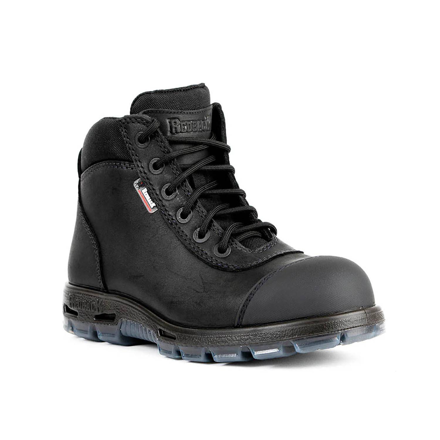 Redback Sentinel 6" Side-Zip Steel Toe Boots