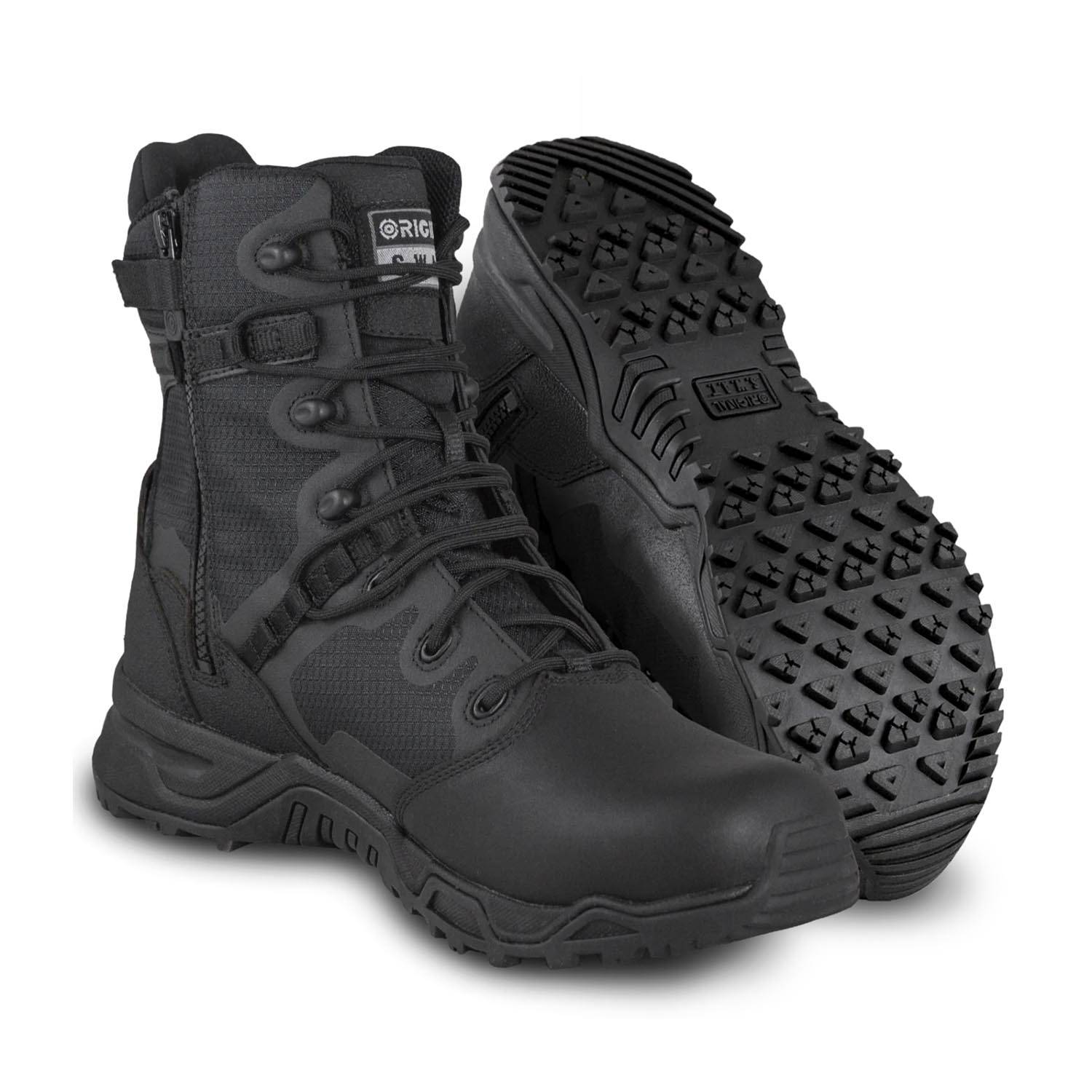 ORIGINAL S.W.A.T. ALPHA FURY 2.0 8" SIDE-ZIP POLISHABLE