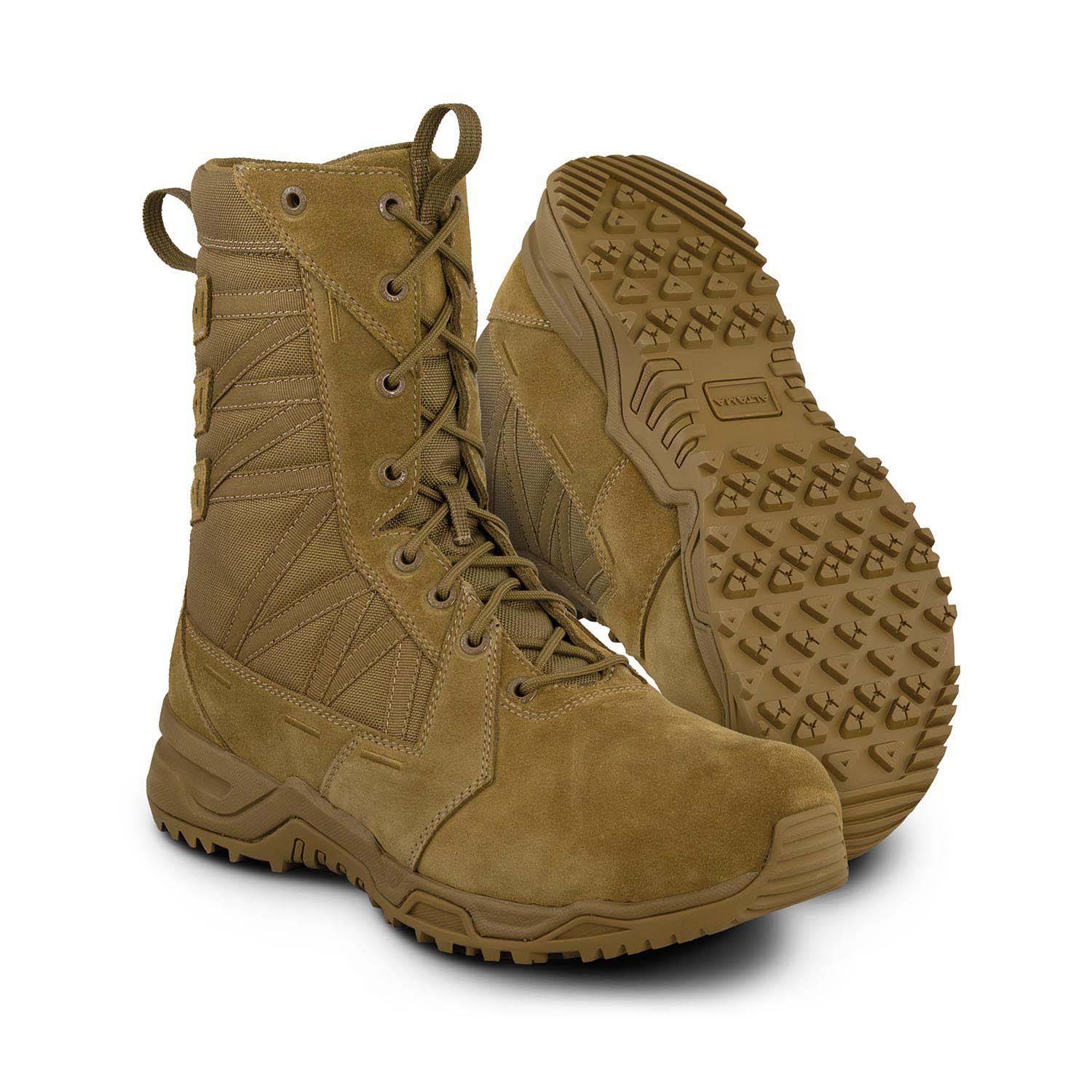 Altama US Army Military Combat Boots Coyote Tan Suede Vibram Size 10.5W Altama Men main image 3